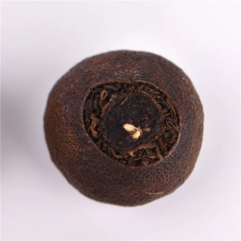 頂級陳皮大紅柑普洱茶