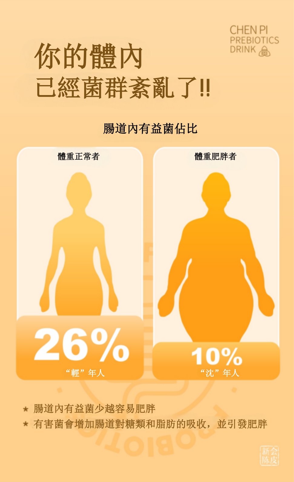 原味陳皮益生元飲品
